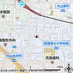 東京都板橋区大山金井町41周辺の地図