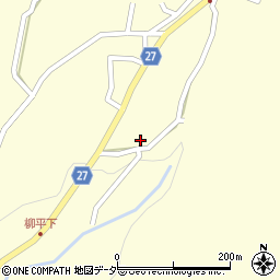 山梨県韮崎市穂坂町柳平176周辺の地図