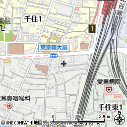 東京都足立区千住仲町40周辺の地図