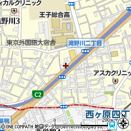 東京都北区滝野川3丁目3周辺の地図