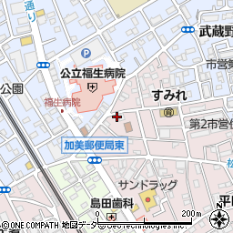 東京都福生市福生946-16周辺の地図