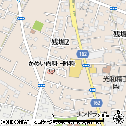 東京都武蔵村山市残堀2丁目17周辺の地図