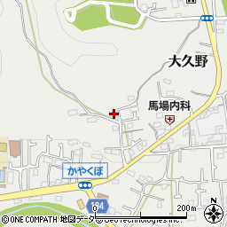 東京都西多摩郡日の出町大久野1121周辺の地図