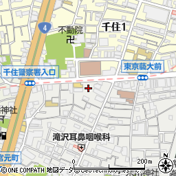 タイムズ東京芸術センター前第２駐車場周辺の地図