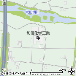 和信化学工業株式会社　駒ヶ根事業所周辺の地図
