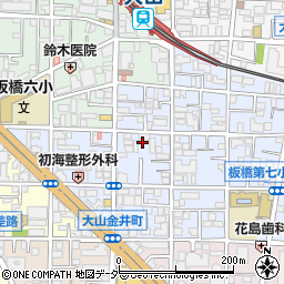 東京都板橋区大山金井町50周辺の地図