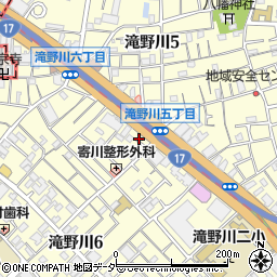 堀口　珠算学校周辺の地図
