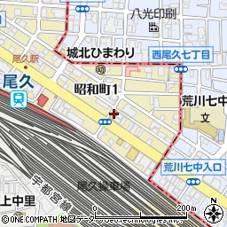 セブンイレブン北区昭和町店周辺の地図