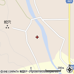 鹿倉川周辺の地図