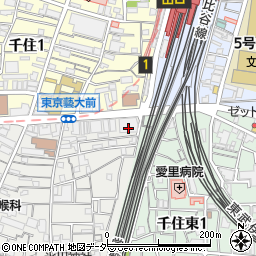 三菱電機ビルテクノサービス株式会社　首都圏第一支社・千住営業所周辺の地図