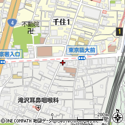 北千住慶寿苑ビル周辺の地図
