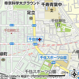 東京都足立区千住宮元町19周辺の地図
