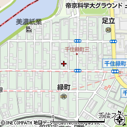 メゾン千住緑町周辺の地図