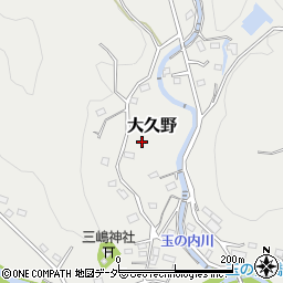 東京都西多摩郡日の出町大久野8706周辺の地図