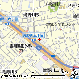 東京都北区滝野川5丁目15-4周辺の地図