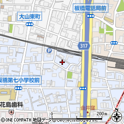 東京都板橋区大山金井町22周辺の地図