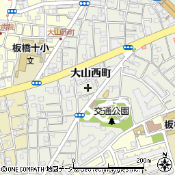 東京都板橋区大山西町44周辺の地図