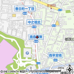 タマパーク豊島園駐車場周辺の地図