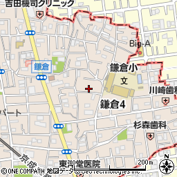 東京都葛飾区鎌倉4丁目11-13周辺の地図