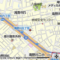 東京都北区滝野川5丁目14-8周辺の地図