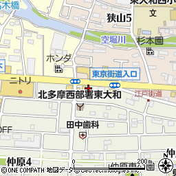 かつや東大和店周辺の地図