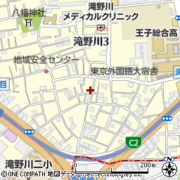 東京都北区滝野川3丁目28-5周辺の地図