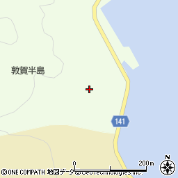 福井県敦賀市明神町周辺の地図