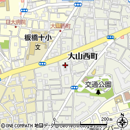 東京都板橋区大山西町40周辺の地図