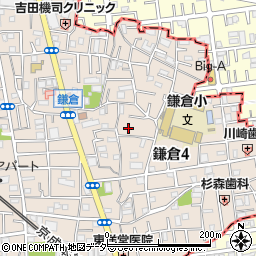 東京都葛飾区鎌倉4丁目11-14周辺の地図