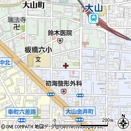 東京都板橋区大山町12周辺の地図
