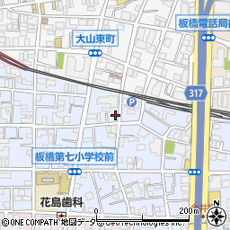 東洋カーマックス大山金井町駐車場周辺の地図