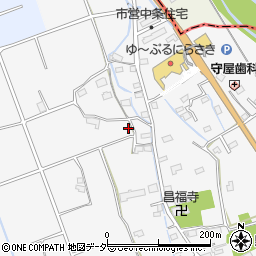 山梨県韮崎市中田町中條674-1周辺の地図