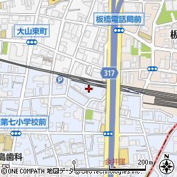 東京都板橋区大山金井町23周辺の地図