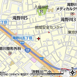 東京都北区滝野川5丁目14-16周辺の地図