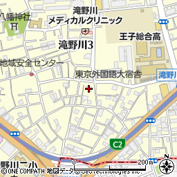 東京都北区滝野川3丁目28-15周辺の地図