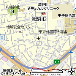 東京都北区滝野川3丁目28-7周辺の地図