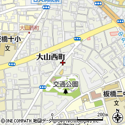 東京都板橋区大山西町20周辺の地図