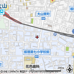 東京都板橋区大山金井町35周辺の地図