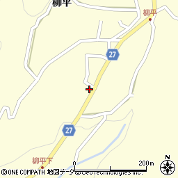 山梨県韮崎市穂坂町柳平409周辺の地図