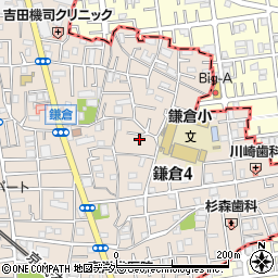 東京都葛飾区鎌倉4丁目11-6周辺の地図