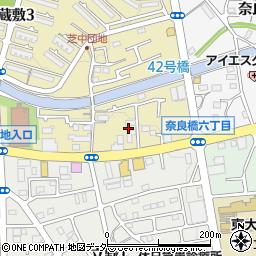 東京都東大和市蔵敷3丁目845周辺の地図