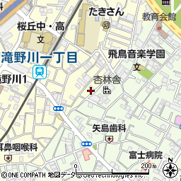 東京都北区滝野川1丁目18-11周辺の地図