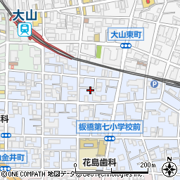 東京都板橋区大山金井町36周辺の地図