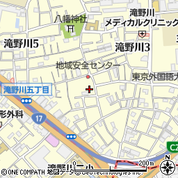 東京都北区滝野川5丁目12-4周辺の地図