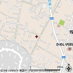 東京都武蔵村山市残堀4丁目43周辺の地図