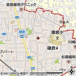 東京都葛飾区鎌倉4丁目11-2周辺の地図