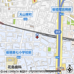 東京都板橋区大山金井町24周辺の地図