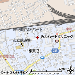 読売新聞　保谷東町周辺の地図