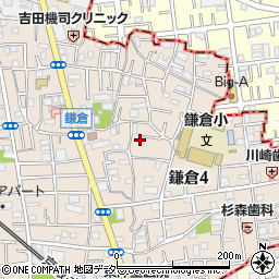 東京都葛飾区鎌倉4丁目11-4周辺の地図