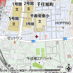 東京都足立区千住旭町8周辺の地図